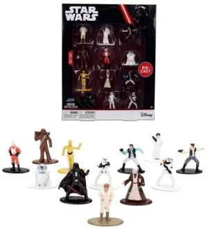 STAR WARS SET NANOFIGURAS METÁLICAS DE 4 CM