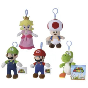 SUPER MARIO LLAVERO PELUCHE 12 CM (SURTIDO)