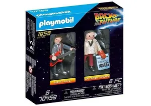 REGRESO AL FUTURO PACK 2 FIGURAS PLAYMOBIL MARTY MCFLY / DR. EMMETT BROWN  