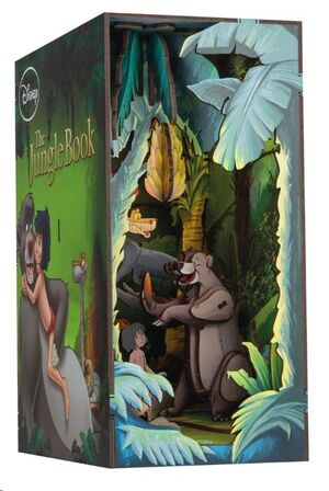 DISNEY MAQUETA BOOK NOOK EL LIBRO DE LA SELVA 23 CM