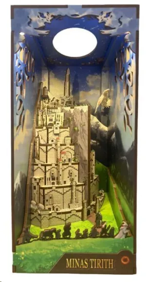 EL SEÑOR DE LOS ANILLOS MAQUETA BOOK NOOK TINY ADVENTURES MINAS TIRITH 23 CM