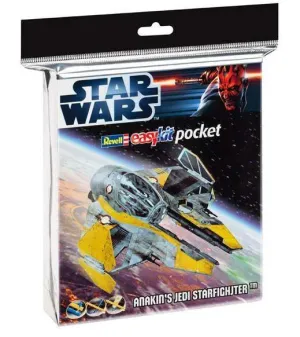 STAR WARS EASY KIT POCKET - ANAKIN.S JEDI STARFIGHTER 10CM                 