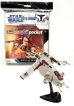 STAR WARS EASY KIT POCKET - CAÑONERO DE LA REPUBLICA 10CM                  