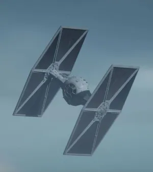 STAR WARS THE MANDALORIAN MAQUETA 1/65 OUTLAND TIE FIGHTER 16 CM