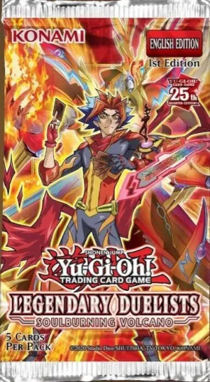 YU-GI-OH DUELISTAS LEGENDARIOS VOLCÁN QUEMA ALMAS SOBRE (CASTELLANO)
