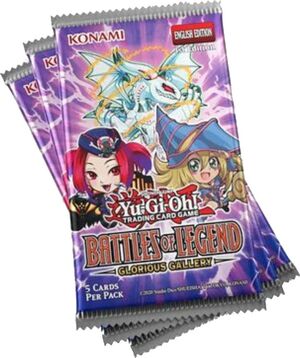 YU-GI-OH: BATTLES OF LEGEND GLORIOUS GALLERY BLISTER CON 3 SOBRES (CASTELLANO)