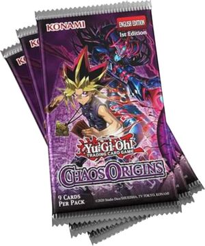 YU-GI-OH: CHAOS ORIGINS BLISTER CON 3 SOBRES (CASTELLANO)