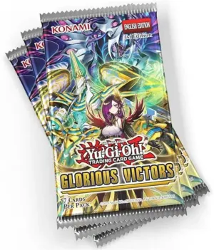 YU-GI-OH: GLORIOUS VICTORS BLISTER CON 3 SOBRES (CASTELLANO)