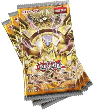 YU-GI-OH: IMMORTAL PHOENIX BLISTER CON 3 SOBRES (CASTELLANO)