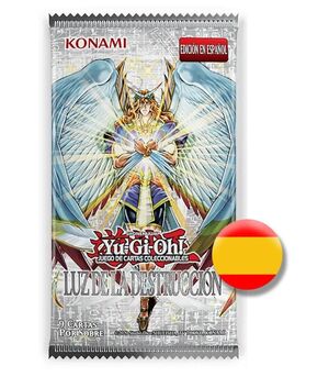 YU-GI-OH LUZ DE LA DESTRUCCIÓN UNLIMITED REPRINT SOBRE (CASTELLANO)