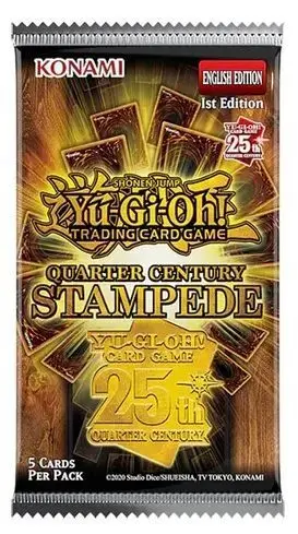 YU-GI-OH! QUARTER CENTURY STAMPEDE SOBRE (INGLÉS)