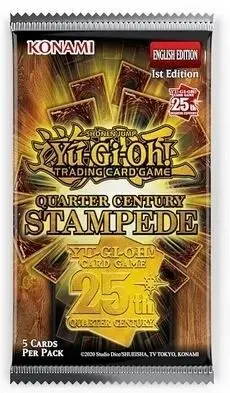 YU-GI-OH ESTAMPIDA CUARTO DE SIGLO SOBRE (CASTELLANO)