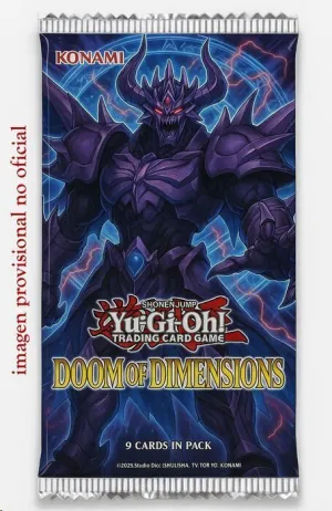 YU-GI-OH DOOM OF DIMENSIONS SOBRE (CASTELLANO)