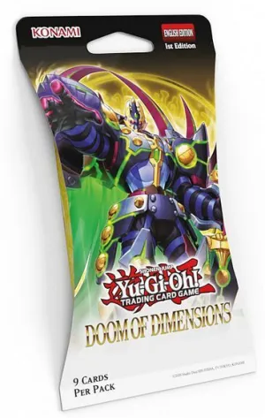 YU-GI-OH CONDENA DE DIMENSIONES BLISTER 3 SOBRES