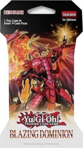 YU-GI-OH: BLAZING DOMINION BLISTER CON 3 SOBRES (CASTELLANO)