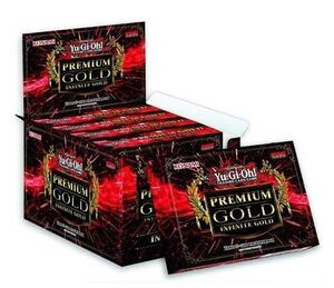 YU-GI-OH: DORADA PREMIUM ORO INFINITO CAJA SOBRES                          