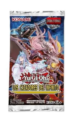 YU-GI-OH LOS CAZADORES DEL INFINITO SOBRE (CASTELLANO)                     