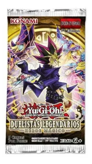 YU-GI-OH: DUELISTAS LEGENDARIOS. HEROE MAGICO SOBRE                        