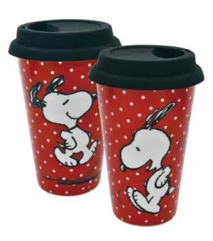 SNOOPY TAZA DE VIAJE                                                       