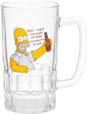 SIMPSONS JARRA CERVEZA CRISTAL HOMER DUFF                                  