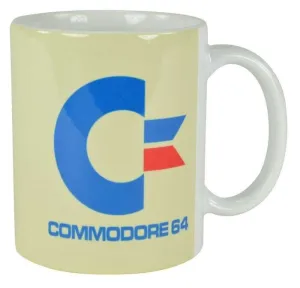 COMMODORE 64 TAZA WHITE LOGO                                               