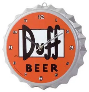 SIMPSONS RELOJ PARED DUFF LOGO SIMPSONS RELOJ PARED DUFF LOGO