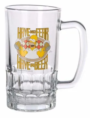 SIMPSONS JARRA CERVEZA CRISTAL HACE NO FEAR HACE A BEER                    