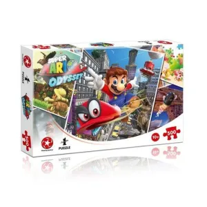 NINTENDO SUPER MARIO ODYSSEY WORLD TRAVEL PUZZLE 500 PIEZAS