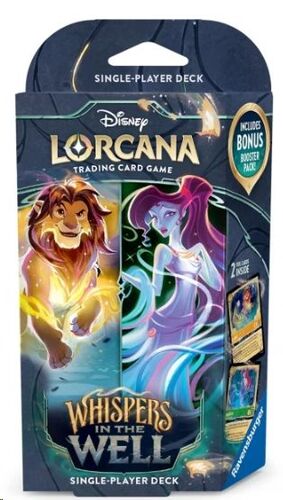 DISNEY LORCANA TCG WHISPERS IN THE WELL MAZO PARA UN JUGADOR ZAFIRO-ACERO - INGLÉS