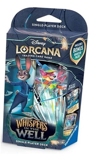 DISNEY LORCANA TCG WHISPERS IN THE WELL MAZO PARA UN JUGADOR ÁMBAR-ESMERALDA - INGLÉS