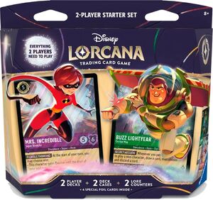 DISNEY LORCANA TCG WILDS UNKNOWN SET DE INICIO PARA 2 JUGADORES
