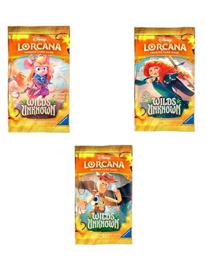 DISNEY LORCANA TCG WILDS UNKNOWN BOOSTER PACK - INGLÉS