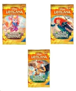 DISNEY LORCANA TCG WILDS UNKNOWN BOOSTER PACK - INGLÉS