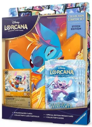 DISNEY LORCANA TCG WINTERSPELL COLLECTION STARTER STITCH - INGLÉS