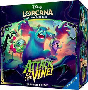 DISNEY LORCANA TCG ATTACK OF THE VINE! ILLUMINEER'S TROVE INGLÉS