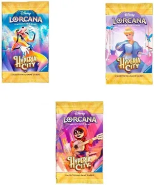 DISNEY LORCANA TCG HYPERIA CITY BOOSTER PACK - INGLÉS