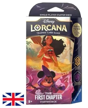 DISNEY LORCANA TCG THE FIRST CHAPTER MAZO DE INICIO AMBAR - AMATISTA (INGLÉS)