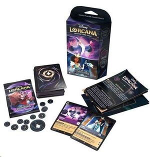 DISNEY LORCANA TCG RISE OF THE FLOODBORN STARTER DECK - INGLÉS