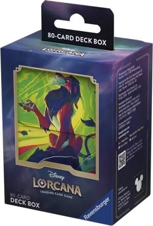 DISNEY LORCANA TCG AZURITE SEA CAJA DE MAZO SCAR