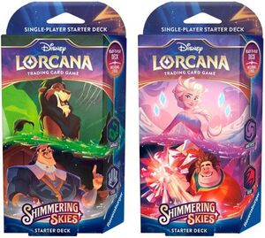 DISNEY LORCANA TCG SHIMMERING SKIES STARTER DECK - INGLÉS