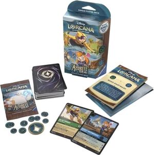 DISNEY LORCANA TCG AZURITE SEA MAZO PARA UN JUGADOR - INGLÉS