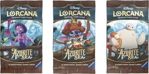 DISNEY LORCANA TCG AZURITE SEA BOOSTER - INGLÉS