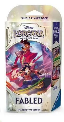 DISNEY LORCANA TCG FABLED STANDOUT HEADLINERS MAZO PARA UN JUGADOR - INGLÉS