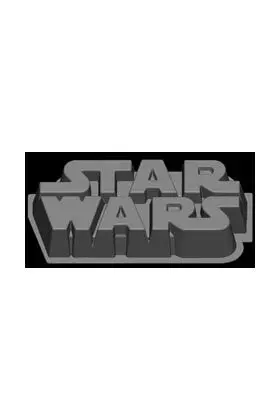 STAR WARS MOLDE SILICONA PARA HORNO LOGO                                   