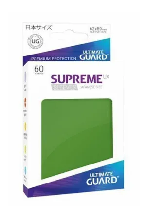 ULTIMATE GUARD SUPREME UX FUNDAS CARTAS TAMAÑO JAPONES VERDE (60) ULTIMATE GUARD SUPREME UX FUNDAS CARTAS TAMAÑO JAPONES VERDE (60)