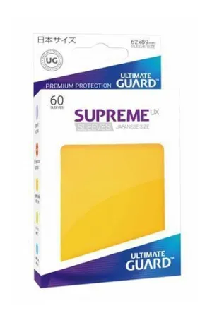 ULTIMATE GUARD SUPREME UX FUNDAS CARTAS TAMAÑO JAPONES AMARILLO (60) ULTIMATE GUARD SUPREME UX FUNDAS CARTAS TAMAÑO JAPONES AMARILLO (60)