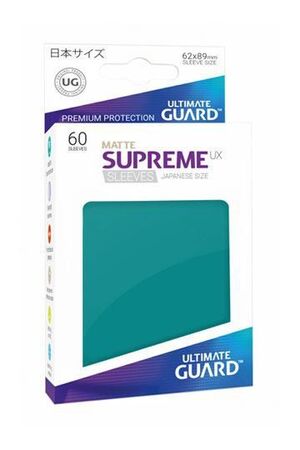 ULTIMATE GUARD SUPREME UX FUNDAS CARTAS TAMAÑO JAPONES GASOLINA AZUL MATE  