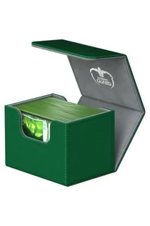 ULTIMATE GUARD SIDEWINDER 100+ TAMAÑO ESTANDAR XENOSKIN VERDE              
