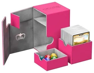 ULTIMATE GUARD FLIP'N'TRAY DECK CASE 100+ CAJA ESTANDAR XENOSKIN FUCSIA    