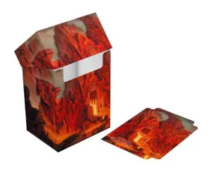ULTIMATE GUARD BASIC DECK CASE 80+ TAMAÑO ESTANDAR LANDS EDITION II MONTAÑA
